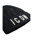 Icon Logo Black Beanie