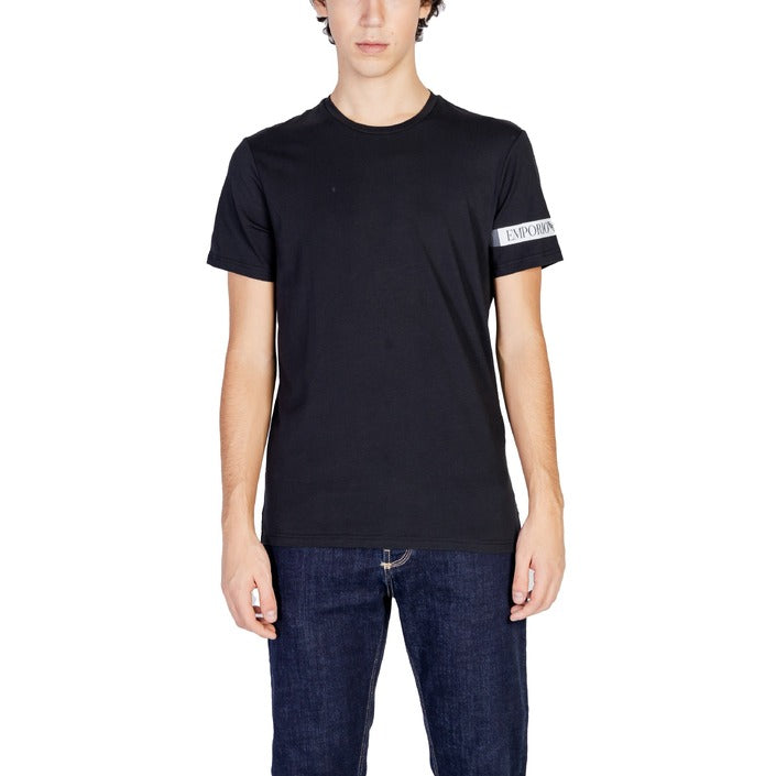 Emporio Armani Logo Cotton-Rich T-Shirt