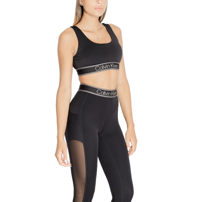 Calvin Klein Sport Logo Athleisure Crop Bra