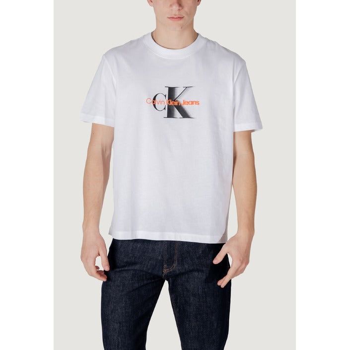 Calvin Klein Jeans Logo Crewneck T-Shirt 100% Cotton