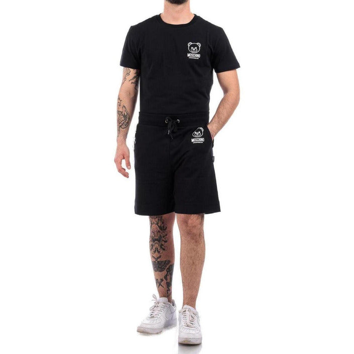 Moschino Logo Sleepwear & Loungewear Cotton-Rich Shorts
