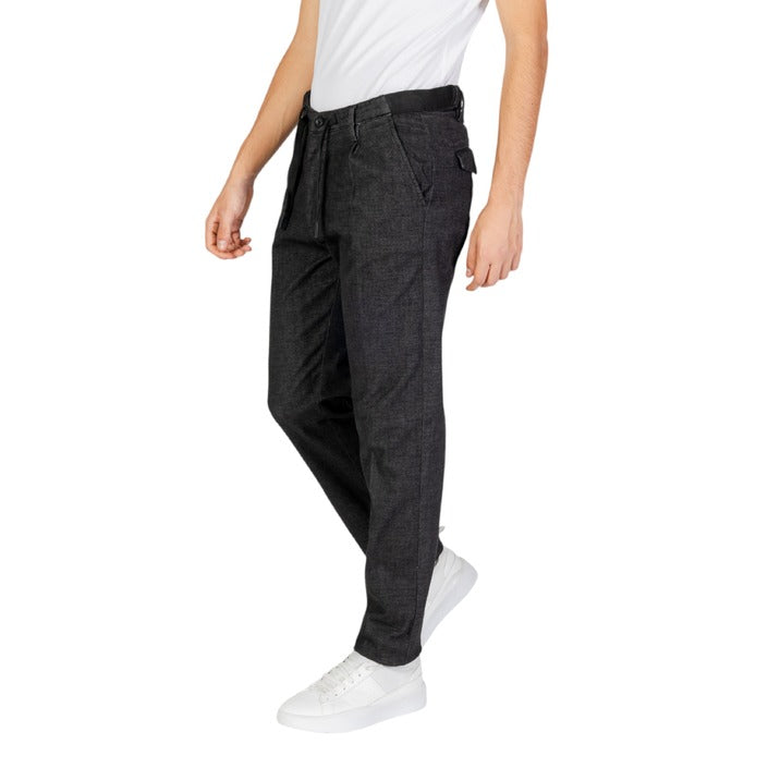 Hamaki-Ho Minimalist Straight Leg Fit Pants Cotton-Blend