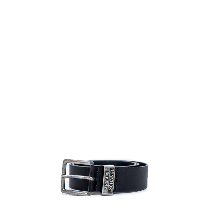 Armani Exchange Logo Genuine Leather Belt