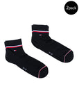 Tommy Hilfiger Logo Cotton-Rich Low Cut Socks - 2 Pack