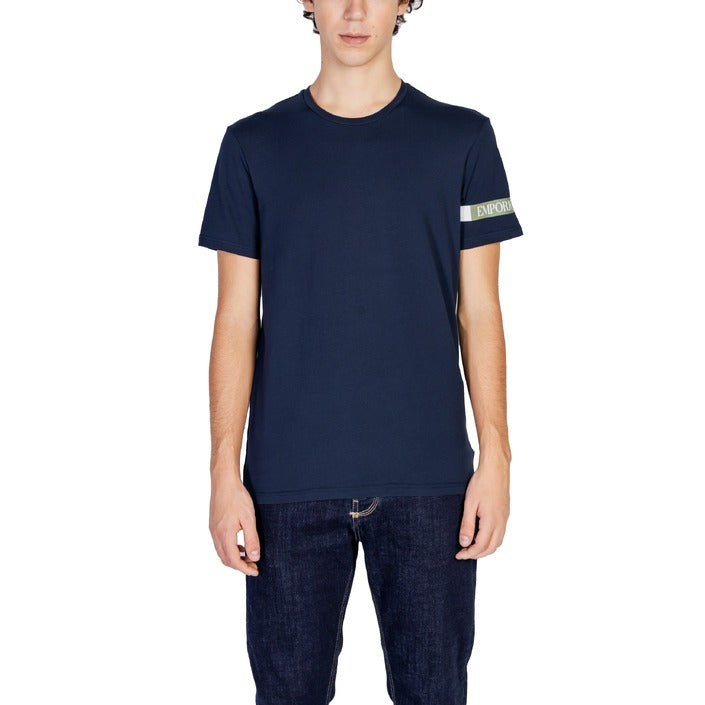 Emporio Armani Logo Cotton-Rich T-Shirt