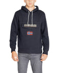 Napapijri Logo Cotton-Blend Hooded Pullover