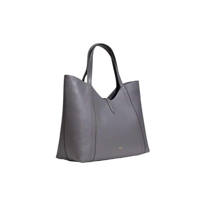 Furla Minimalist Genuine Leather Tote Handbag