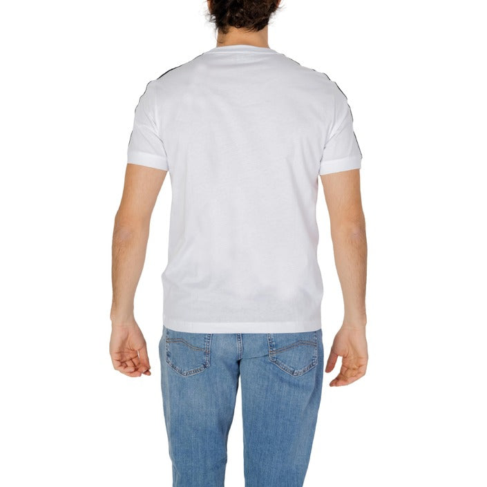 EA7 By Emporio Armani Logo Pure Cotton Athleisure T-Shirt - white
