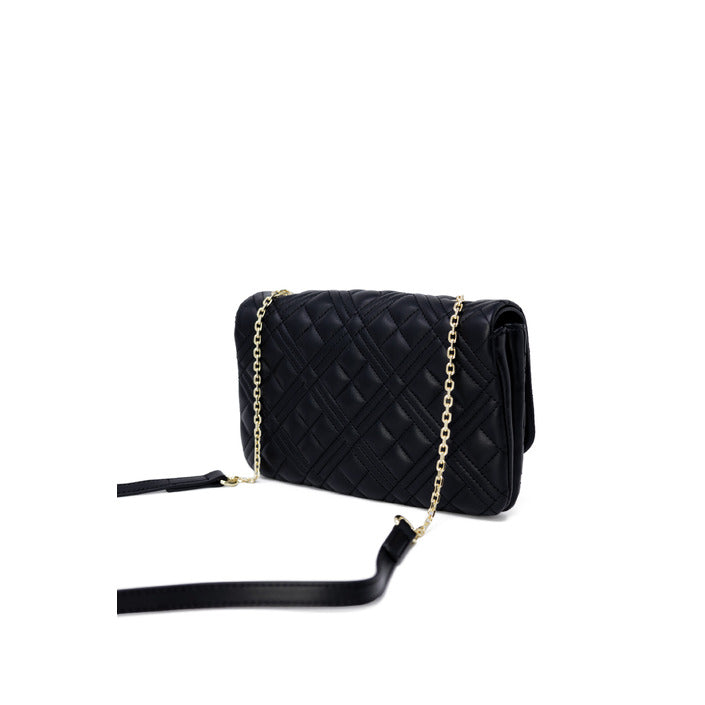 Love Moschino Logo Quilted Vegan Leather Crossbody Bag