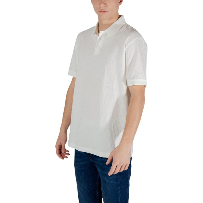 Armani Exchange Minimalist Polo Shirt 100% Cotton