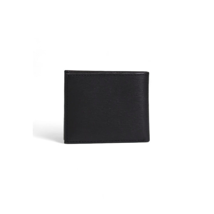 Tommy Hilfiger Logo Genuine Leather Black Wallet