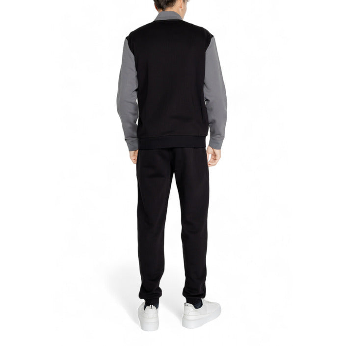 EA7 By Emporio Armani Logo Athleisure Cotton-Rich Performance Tracksuit