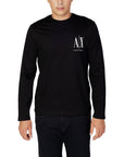 Armani Exchange Logo 100% Cotton Long Sleeve Top