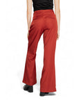 Vero Moda Red Flared Fit Pants