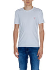 Guess Logo Cotton-Rich T-Shirt - white