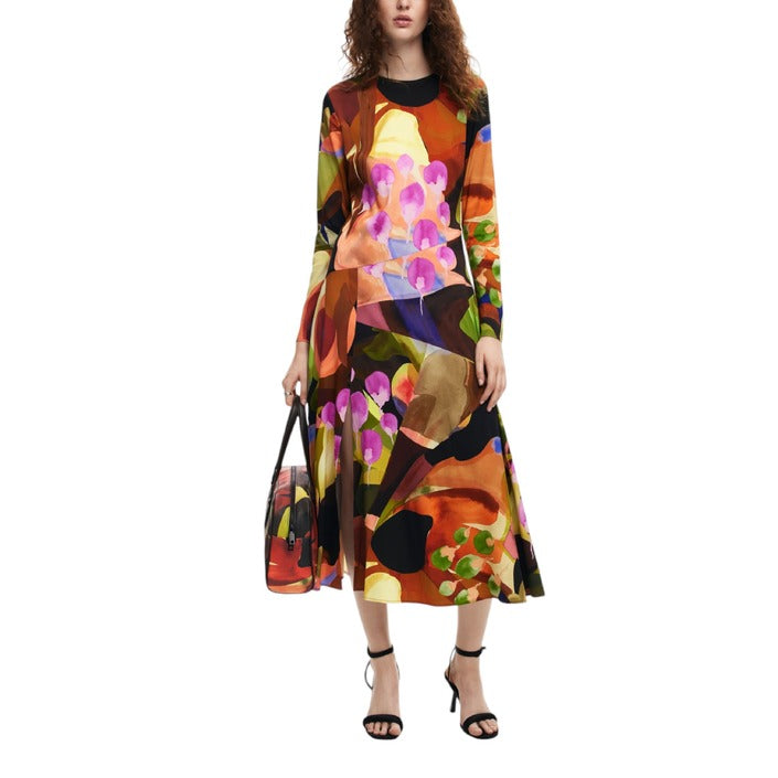 Desigual Winter Floral Midi Dress