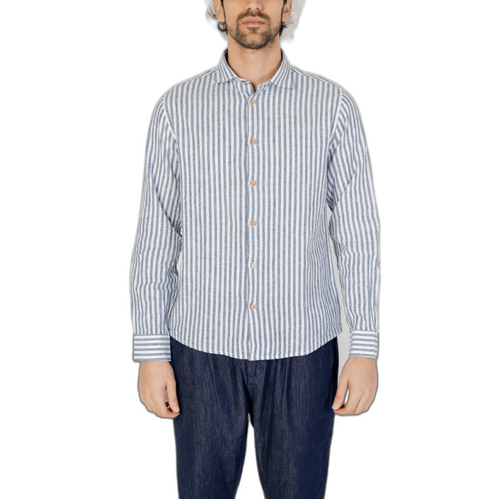 Hamaki-Ho Striped 100% Linen Shirt