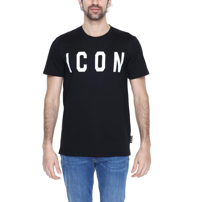 Icon Logo Pure Cotton T-Shirt - Black