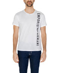 Emporio Armani Logo Pure Cotton T-Shirt - White
