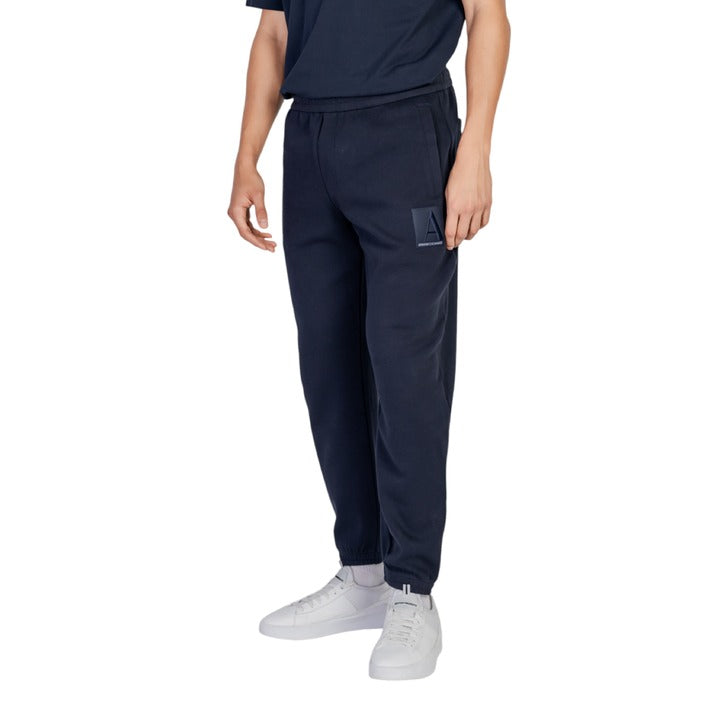 Armani Exchange Logo Athleisure Cotton-Blend Joggers