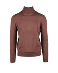 Ballantyne Cashmere-Cotton Minimalist Turtleneck Sweater