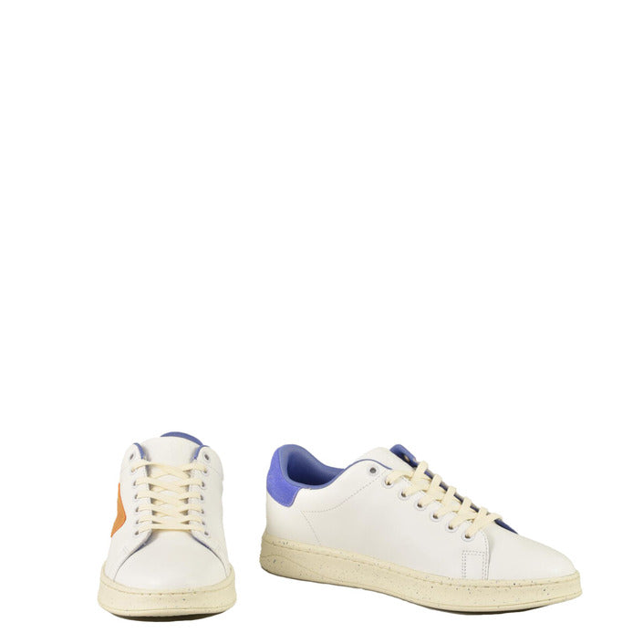 Diesel Logo Leather Low Top Lace-Up Sneakers - 3 Shades