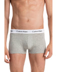 Calvin Klein Underwear Logo Multicolor Cotton Stretch Trunks - 3 Pack