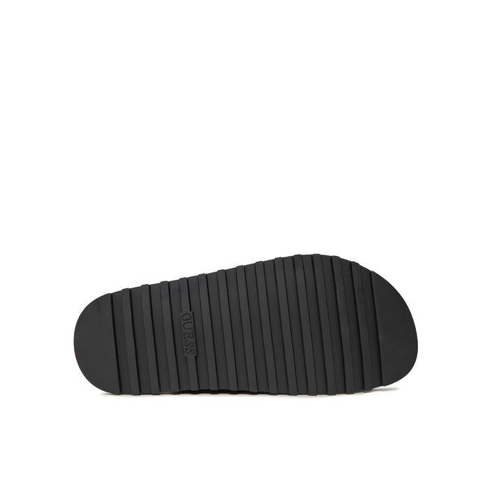 Guess All Black Chunky Slides
