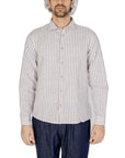 Hamaki-Ho Striped 100% Linen Shirt