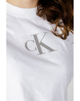 Calvin Klein Jeans Logo Pure Cotton Long Sleeve Crop Top