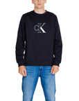 Calvin Klein Jeans Logo Cotton-Blend Black Sweatshirt