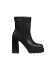 Tommy Hilfiger Logo Genuine Leather Heel Boots