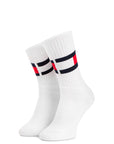Tommy Hilfiger Logo Midi Quarter Cotton-Rich Socks