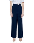 Street One Blue Wide Meg Suit Pants