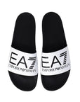 EA7 By Emporio Armani Logo Slides - White