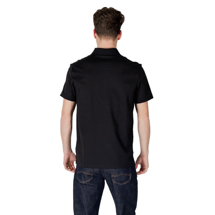 Calvin Klein Jeans Minimalist Cotton Polo Shirt Black