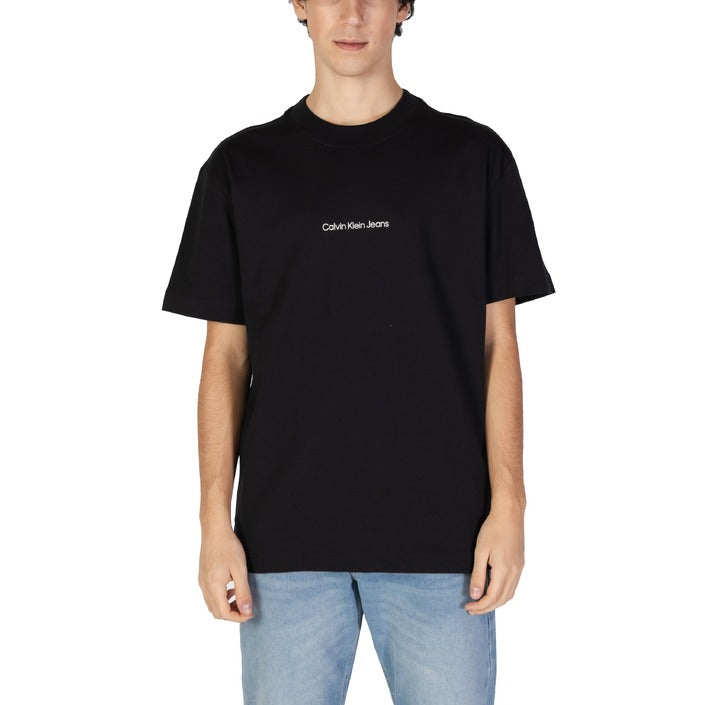 Calvin Klein Jeans Logo 100% Cotton Crewneck T-Shirt