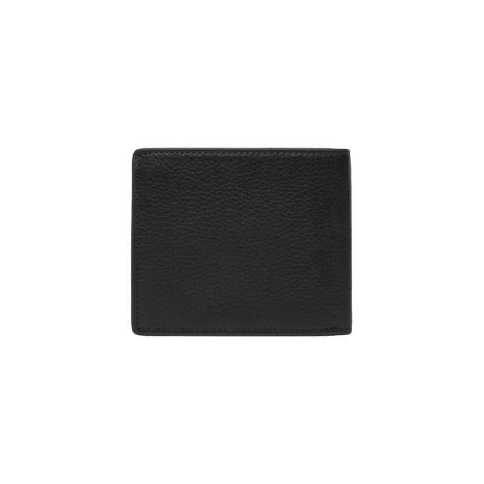 Tommy Hilfiger Logo Genuine Leather Black Wallet