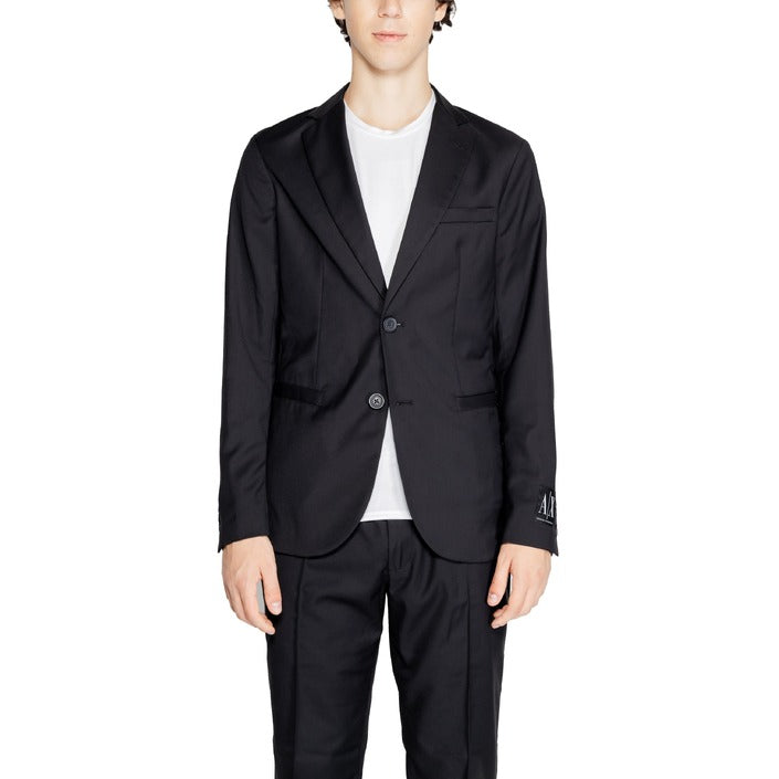 Armani Exchange Logo Cuff Two-Button Blazer