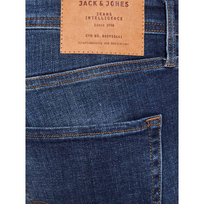 Jack &amp; Jones Logo Super Skinny Medium Wash Jeans