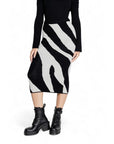 Vero Moda Monochrome Zebra Midi Skirt