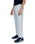 Antony Morato White Ankle Cut Slim Fit Pants