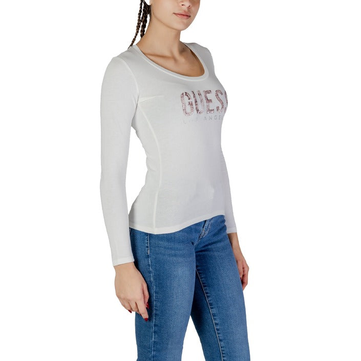 Guess Logo 100% Cotton Long Sleeve Top