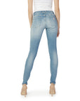 Guess Logo Light Wash Skinny Jeans