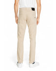 Gas Logo Beige Color Chinos Straight Leg Fit