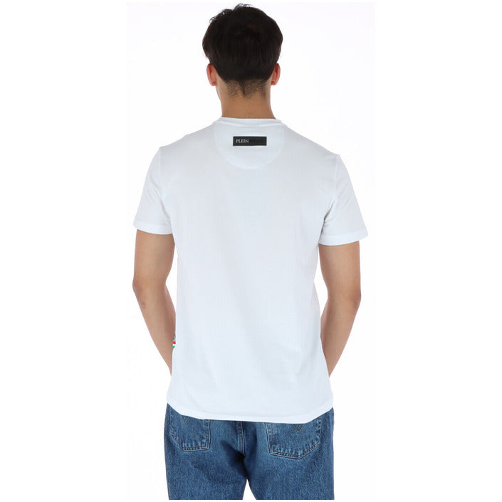 Plein Sport Logo Cotton Crewneck T-Shirt