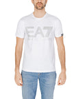 EA7 by Emporio Armani Logo Cotton-Rich Athleisure T-Shirt