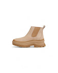 Timberland Minimalist Suede Leather Nude Cream Chelsea Boots