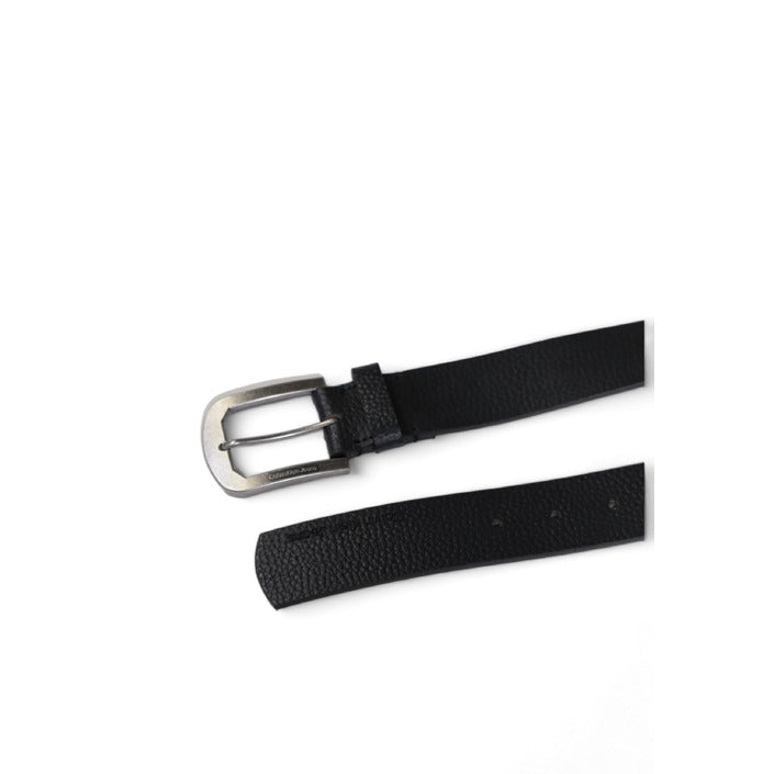 Calvin Klein Minimalist Genuine Leather Rounded Buckle Belt