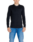 Calvin Klein Jeans Minimalist 100% Cotton Black Crewneck Sweater